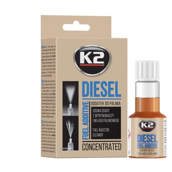 ინჟექტორების საწმენდი K2 DIESEL 50 ML - Image 5