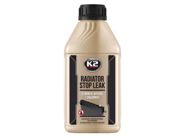 რადიატორის თხევადი წებო K2 RADIATOR STOP LEAK 400 ML