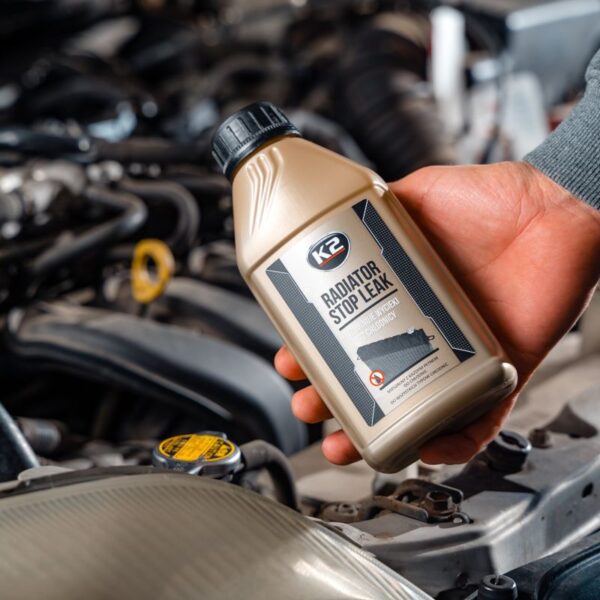 რადიატორის თხევადი წებო K2 RADIATOR STOP LEAK 400 ML - Image 2
