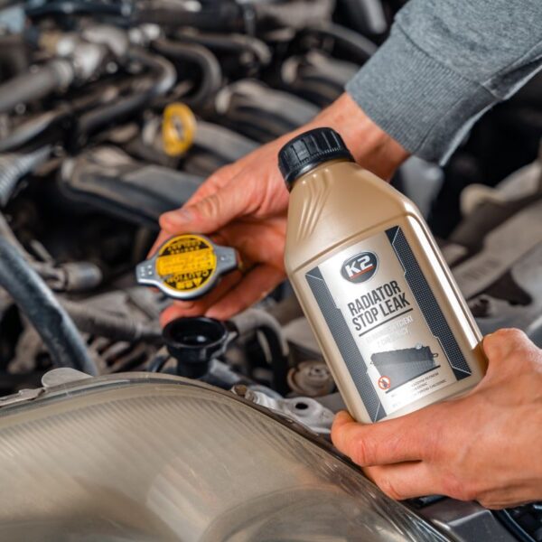 რადიატორის თხევადი წებო K2 RADIATOR STOP LEAK 400 ML - Image 3