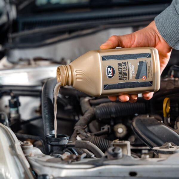 რადიატორის თხევადი წებო K2 RADIATOR STOP LEAK 400 ML - Image 4